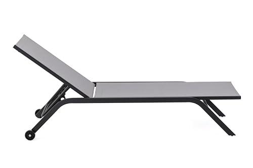 GARDEN FRIEND Lettino Cora Grigio