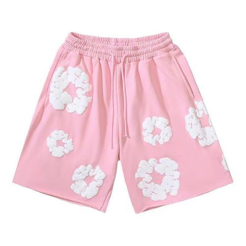 VPQILH Tuta da Donna Uomo Estiva, Completo Tuta con Stampa de Uomo, Maniche Corte T-Shirt e Pantaloncini Set da Unisex Comodo Sets Estivo, Hip Hop Stilistico, per Casual Fitness Jogging