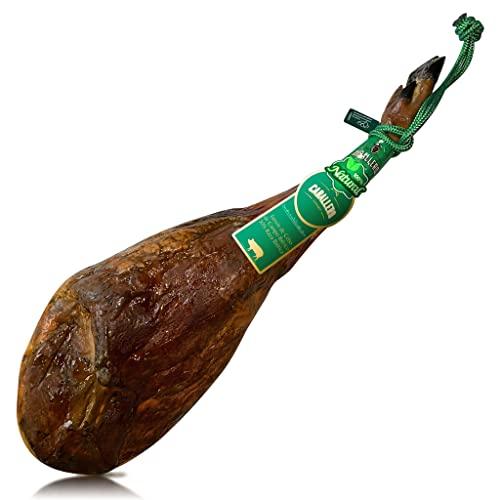 8-9 Kg Prosciutto Iberico Pata Negra - Da Suini Ruspanti Allevati in Dehesas e 100% Processo Naturale di Stagionatura - Jamon Iberico Spagnolo - Jamon de Cebo de Campo