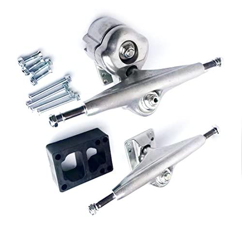 Pvczool Per Surf Skate Staffa 6 Fori Base 6,25 Pollici Camion Surf Skateboard Trucks Adattatore Camion Posteriori,1