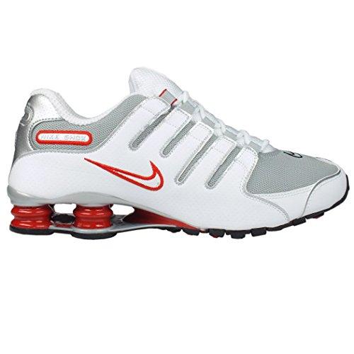 NIKE Scarpe Shox NZ Taglia 42 Codice 378341-128 Bianco Uomo