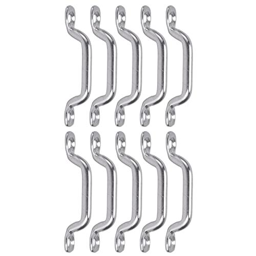 Boat Top Pad Eye, set di 10 occhielli o pad per kayak Deck Loops in acciaio inox, per il fissaggio di toppe e appassionati di sport acquatici