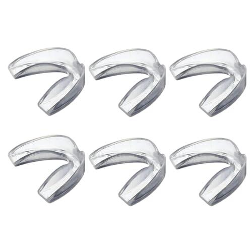 LQIOACU Paradenti Sportivi per Boxe, Rugby, MMA, Hockey, Basket, Judo e Arti Marziali - 6 Pezzi