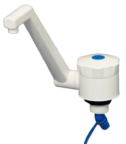 Novo | Rubinetto 12V per camper e roulotte | In plastica ABS | Altezza dell'articolo: 135 mm, 90 gr | Colore bianco