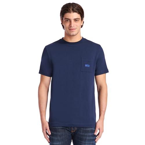 Inter T-Shirt Adulto, Prodotto Ufficiale, Collezione Everyday, 100% Cotone, Adatta a Tutti i Tifosi Nerazzurri