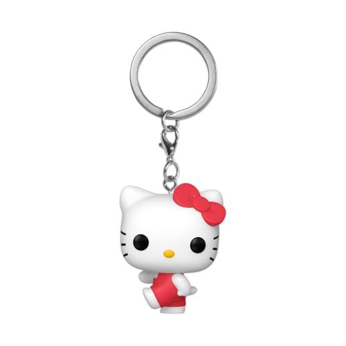 Funko Pop! Keychain: Sanrio - Hello Kitty - Mini Figura in Vinile da Collezione Novità Portachiavi - Riempitivi per Calze - Idea Regalo - Merchandising Ufficiale - Anime Fans - Minifigure