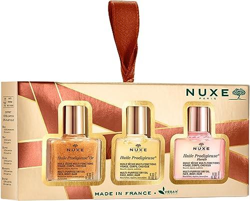 Nuxe Mini Cracker i 3 Prodigieux Huile Prodigieuse + Florale + Or, 3 x 10ml