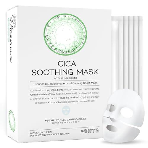 #OOTD Cica Soothing Sheet Mask – Maschera lenitiva alla cica, ideale per pelli sensibili. Idratazione, sollievo e cura vegana per una pelle morbida e rigenerata.