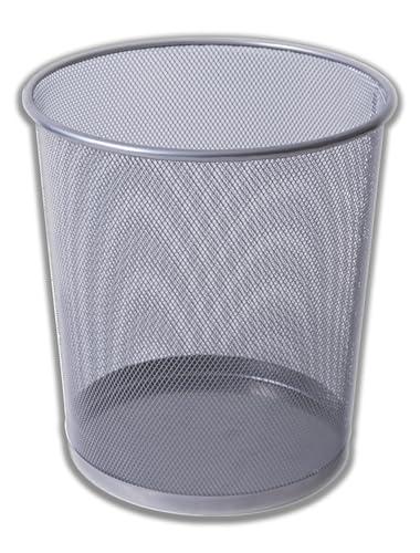 IPEA Cestino per la Carta in Rete Metallica - 26 x 23 cm - Cestino Getta Carta Riciclaggio per Ufficio, Casa, Camera, Scuola in Metallo - Cesto Spazzatura per Scrivania, Tavolo, Mobile