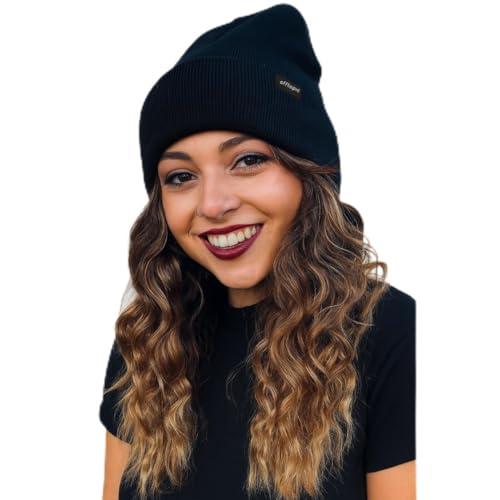 Offtopic® Cappello Invernale Donna Uomo Interno 100% Seta per Capelli Sempre in Ordine | Berretto Cuffia Salva Piega e Anticrespo | Elegante Idea Regalo Unica