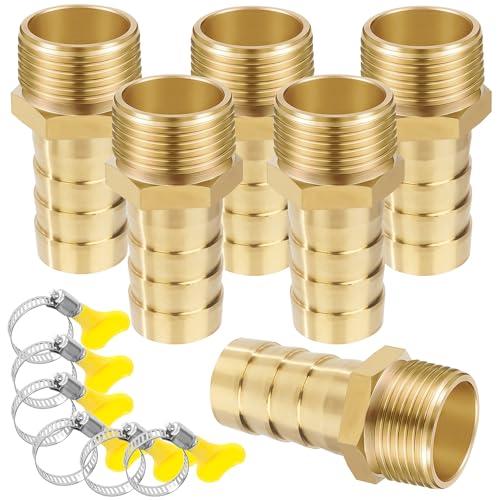 Filettatura Tubo Connettore, 6 Pezzi 16 mm Barb x 1/2