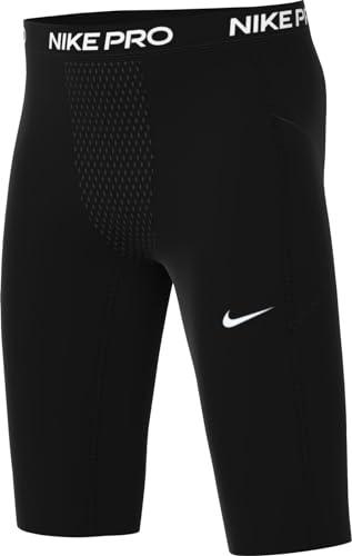 Nike B NP DF Short 24 Pantaloncini, Nero/Nero/Bianco, 14-15 Jahre Bambino