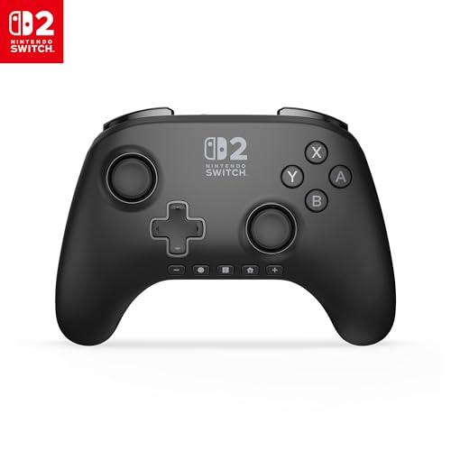 PowerA Controller senza fili Advantage per Nintendo Switch 2 - NeroCon licenza ufficiale, effetto Hall, pulsanti mappabili, controller pro, Pulsante C, comandi di movimento