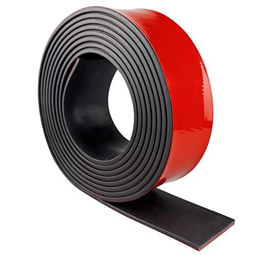 Rotolo di gomma adesiva, foglio di neoprene adesivo, rotolo gomma antiscivolo, tappeto gomma antivibrazioni, piastra in gomma per isolamento acustico guarnizioni pavimento gommato (50mm×5mm×3m)