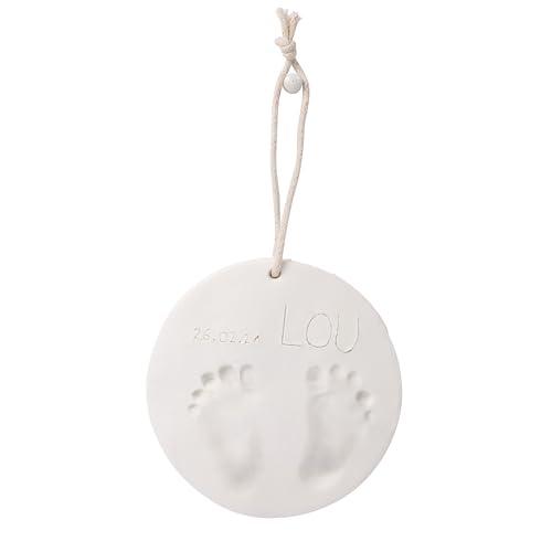 Tiny Love Pure Print, Kit Impronta Mani e Piedi Neonati, Calco Mani e Piedi, Kit Impronte Ieonato, Testato Dermatologicamente, Idea Regalo Neonato, Regalo Nascita, Tiny Creations, colore Bianco