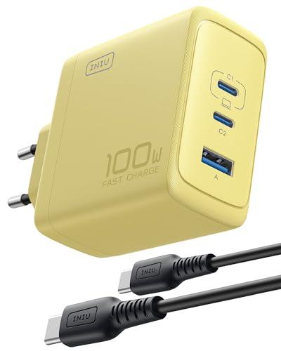 INIU 100W Caricatore GaN Ⅱ USB C Alimentatore