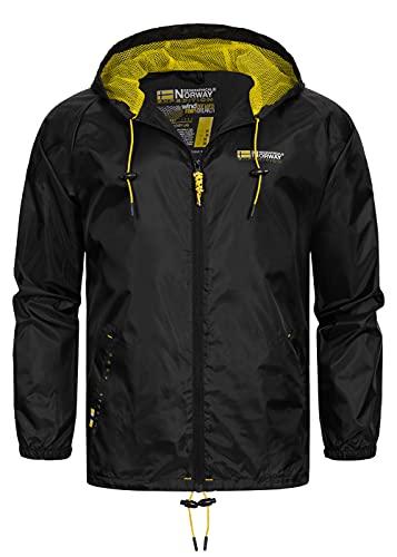 Geographical Norway – Giacca a vento impermeabile, da uomo Nero L