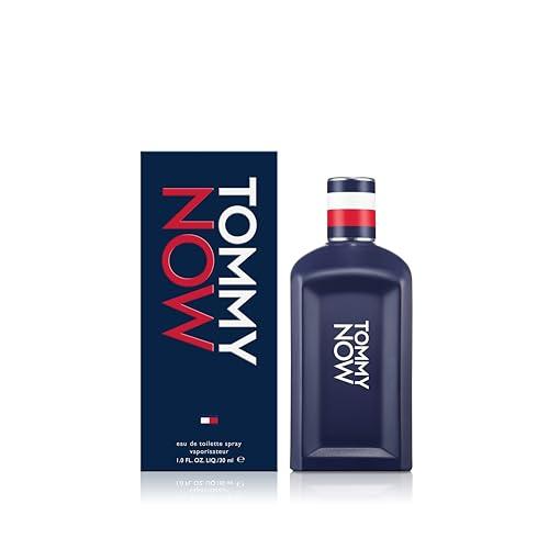 Tommy Hilfiger – Eau de Toilette TOMMY NOW 30 ml – Profumo Uomo – Fragranza Legnosa e Speziata– Note Agrumate – Flacone in Vetro Blu