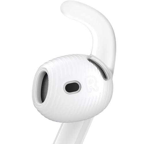 Gcioii 3 paia Ganci per le orecchie compatibili con Airpods 4 auricolari antiscivolo gommini auricolari accessori [Aggiunta Custodia Porta] compatibile con Airpods 4th (2024)
