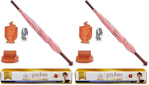 Wizarding World Harry Potter, Bacchetta da Collezione a Sorpresa, dal Film Harry Potter e Il Calice di Fuoco, con Base e Icona in Metallo, 14+ Anni (Confezione da 2)