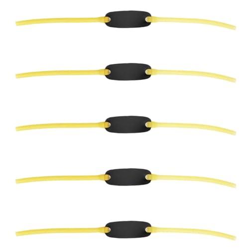 5 Pezzi Elastici per Fionda, Elastici di Ricambio per Fionda da Caccia Professionale, Fionda Professionale Elastici di Ricambio in Lattice Naturale per Caccia con Fionda All'aperto