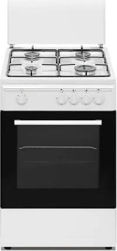 SD554WG - Cucina a gas n°4 fuochi, con forno a gas, 50x50 cm, colore Bianco