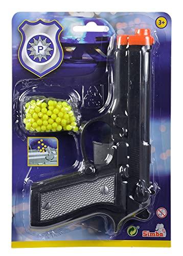 Simba 108022556 - Pistola a sfera con munizioni, 3 scomparti assortiti, 100 palline, 21 cm, pistola per bambini, a partire dai 3 anni in su