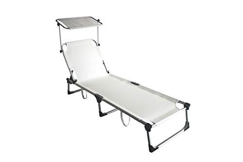 Linea Garden Friend Lettino Pieghevole Mykonos Bianco