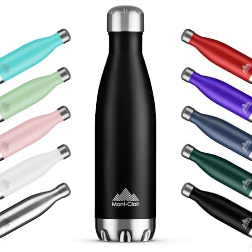 H2O Stainless Steel Water Bottle Borraccia Termica 1L in Acciaio Inox
