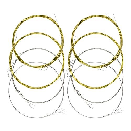 Set di Corde per Mandolino - 8 Pezzi in Acciaio Inossidabile Dal Suono Chiaro - Parti di Ricambio e Accessori per Musicisti