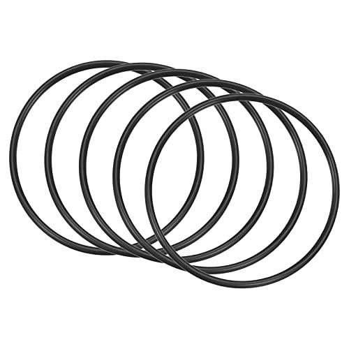 QUARKZMAN Nitrile Gomma O-Ring 60mm x 54mm x 3mm Guarnizioni di Tenuta Anelli Rubinetti Rotondo Guarnizione Rondella per Rubinetto Idraulica Riparazione Sigillatura Connessione, 5 Pezzi