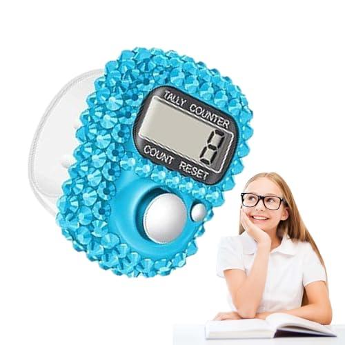 Contatore Conteggio - Contatore Elettronica Portatile, Bancone Elettronica Display LCD | Misuratore Digitale Manuale Tasbeeh Contatore Portatile Digitale Per Contare Il