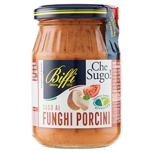 Biffi - Sugo ai Funghi Porcini -Multipack - 6 vasetti da 190 g