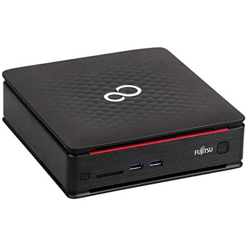 Fujitsu, Mini Pc Pronto all'Uso, Computer Pc Fisso Intel i5, Ram 8Gb, SSD 256Gb, Pc Desktop con Pacchetto Office 2021, Windows 11 Pro e Chiavetta WI-Fi (Ricondizionato)
