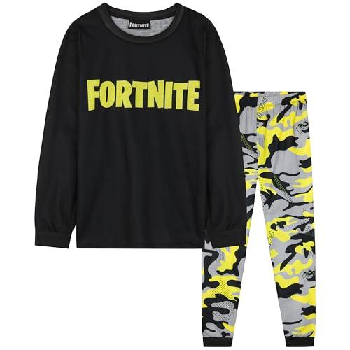 Get Trend Fortnite Pigiama Bambino Set, Lungo Pigiami Bambini Adolescenti, Gioco Abbigliamento da Casa, Regalo Ragazzo (15-16 Anni, Giallo Fortnite)