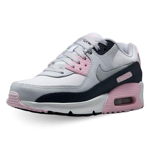NIKE Scarpe Air Max 90 LTR (GS) Taglia 39 Codice CD6864-134 Bianco Ragazzi
