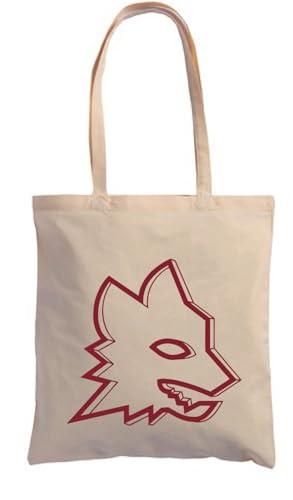 AS Roma Shopper Lupa in Cotone 180gr - Natural
