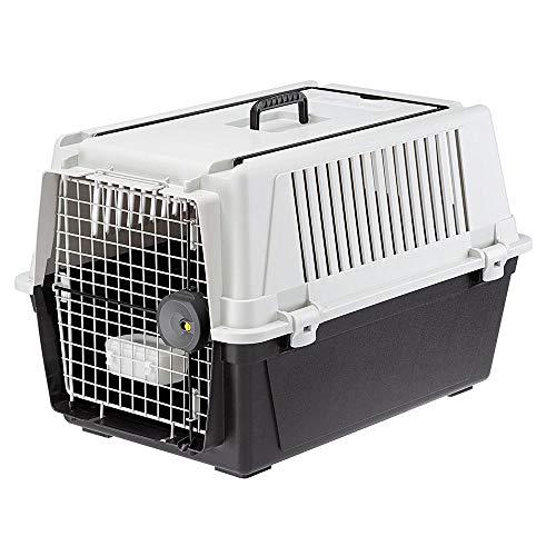 Ferplast Trasportino per cani di taglia media ATLAS 40 PRO, Box per trasporto animali, Porta in acciaio plasticato, Sistema di chiusura di sicurezza, Griglie per l'aerazione, 49 x 68 x h 45,5 cm