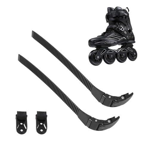 2 Pezzi Cinghia per skate,Cinghie di fissaggio per pattini,Fibbia per pattini in linea,Set di Ricambio per Scarpe Pattinaggio,Scarpe da Pattinaggio Cinturino,Cintura per Pattinaggio a Rotelle