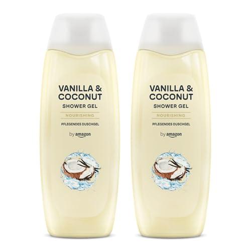 by Amazon Gel Doccia Vanilla e Cocco, 2 x 500ml