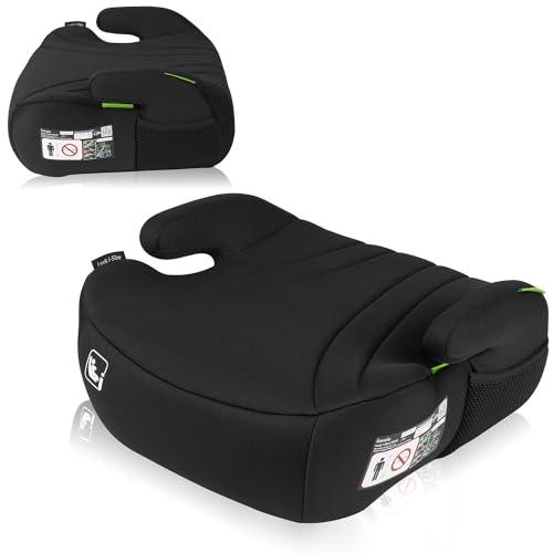 Lionelo Rialzo Seggiolino Auto LUUK I-Size Gruppo 2/3 125-150cm (22-36kg) con l'ultimissimo Standard R129, Booster Leggero 1,6kg Schiuma Adattiva, Braccioli Comfort, Rivestimento Traspirante Lavabile