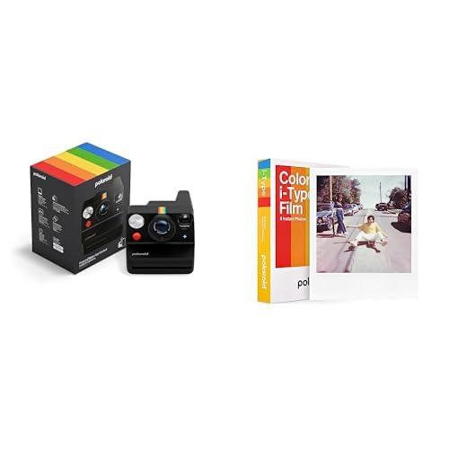 Polaroid - NOW+ Gen3 - Fotocamera istantanea Bluetooth connessa + Pellicola Colore (8 fotos) - Nero