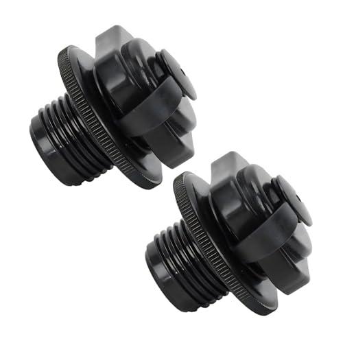 Ezweiji 2 valvole ad aria, gonfiabile, tappo ad aria a spirale, vite di ricambio usa e getta, valvola Boston per valvola di gonfiaggio a vite, materasso da letto, barca, giocattoli, vasca