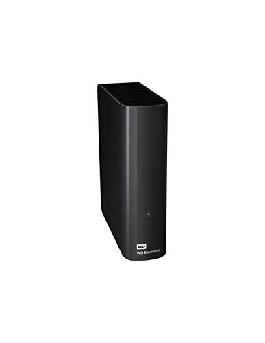 WD 12 TB Elements Hard Disk Esterno per Desktop, USB 3.1 Gen 1, Ideale per espandere facilmente lo spazio di archiviazione e conservare foto, musica, video e file importanti, Nero