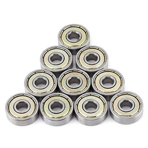Cuscinetto 626Z, Akozon 10 Pezzi Mini Cuscinetti a Sfera 6x19x6 mm Schermato in Metallo Multiuso Acciaio al Carbonio Cuscinetto 626ZZ per Macchine Industriali, Automobili, Navi, Elettrodomestici