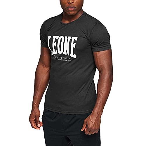LEONE 1947, T-Shirt Logo, Uomo, Nero, L, ABX106