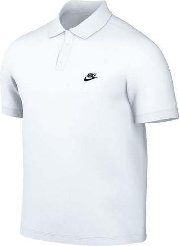 Nike FN3894-100 Club Polo Uomo White/Black Taglia XL
