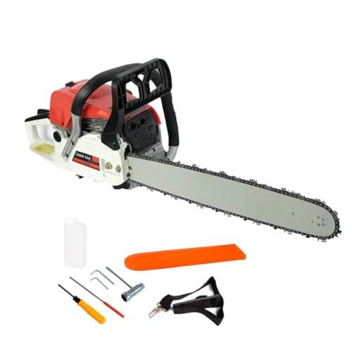 Motosega a Scoppio Professionale 52cc con Lama da 50cm – Potente, Affidabile, Leggera, Ottima per Taglio Legna e Manutenzione Giardino