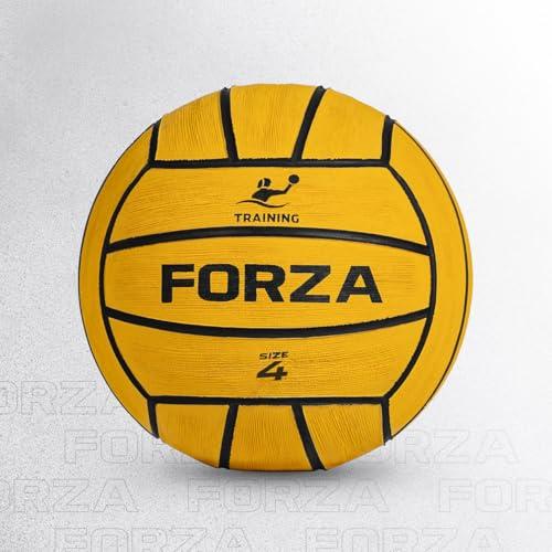 FORZA Palla Da Pallanuoto Da Allenamento | Tecnologia Grip+ | Durevole E Resistente Ad Impatti –Per Tutte Le Età (Pacco Da 1, Misura 4)