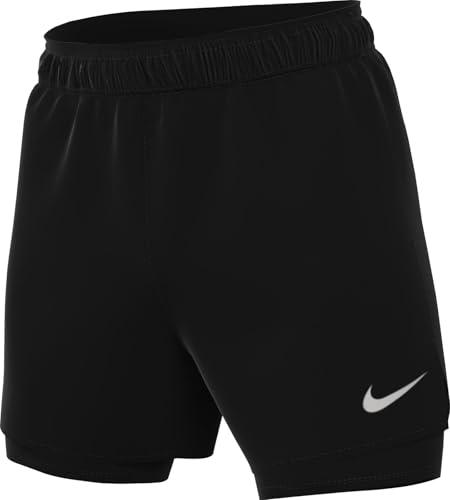 Nike Shorts Versatili Dri-Fit 2 in 1 13 Cm Challenger – Uomo, Black/Black/Black/Reflective Silv, HJ3588-010, L